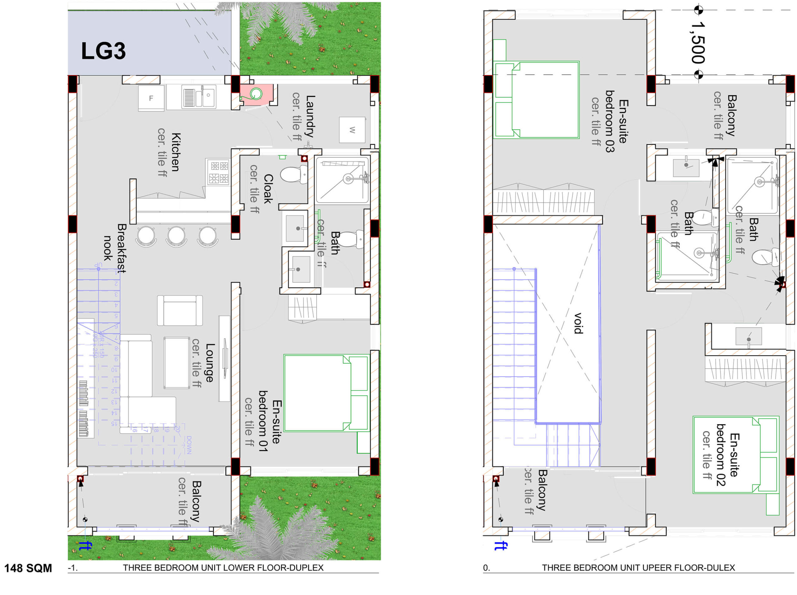 3 bedroom Duplex scaled